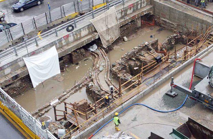 Απομακρύνονται οι λαμαρίνες του μετρό από το κέντρο της Θεσσαλονίκης