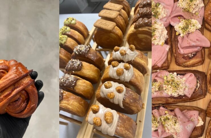 Στο Country breadery ένα τεράστιο roll croissant κλέβει τις εντυπώσεις
