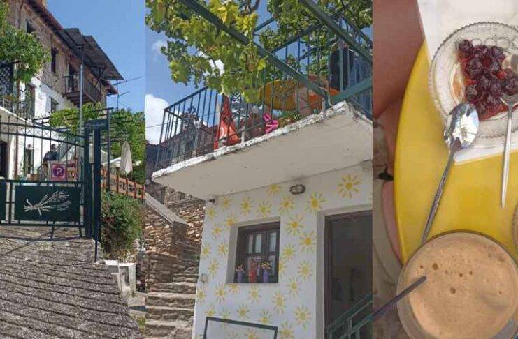 Στο καφενείο του καταπράσινου Μεγαλόβρυσου θα βρεις καταφύγιο μέσα στη φύση που θυμίζει «σπιτικό»