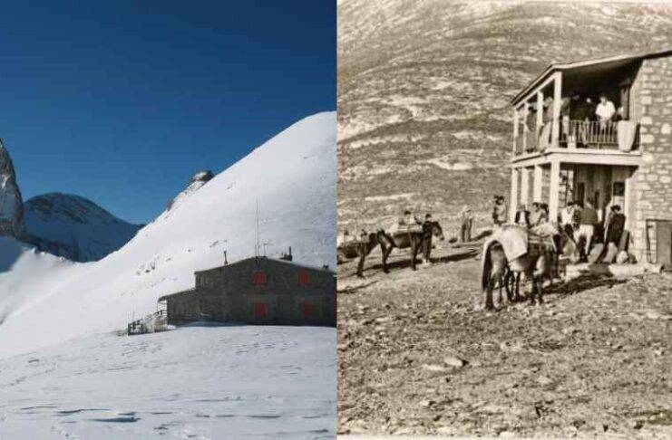 Το καταφύγιο σε υψόμετρο 2.697 μέτρων από όπου απολαμβάνεις την άγρια ομορφιά του Ολύμπου