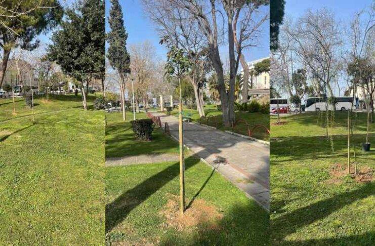 Πρασινίζει κι άλλο το πάρκο Ξαρχάκου