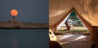 Ένα μαγευτικό camping που συνδυάζει το πράσινο του βουνού με το γαλάζιο από τα κρυστάλλινα νερά της θάλασσας