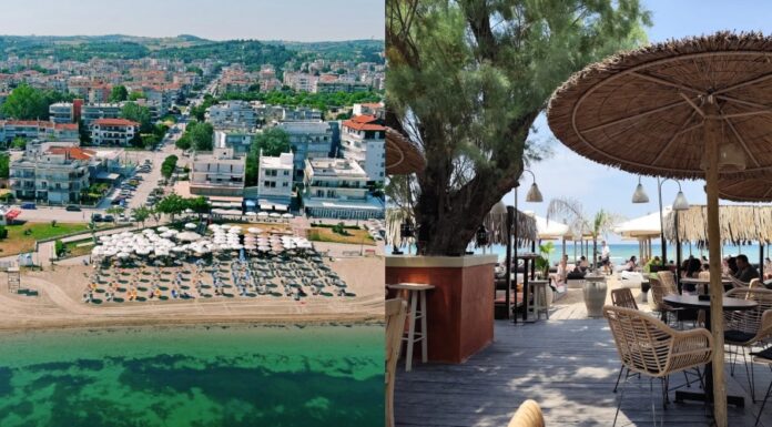 Λίγα μόλις λεπτά από τη Θεσσαλονίκη και κυριολεκτικά πάνω στο κύμα συναντήσαμε έναν δροσερό προορισμό δίπλα στη θάλασσα