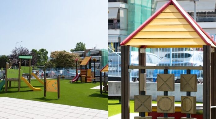 Παραδόθηκε αναβαθμισμένη παιδική χαρά στο Ελαιόρεμα