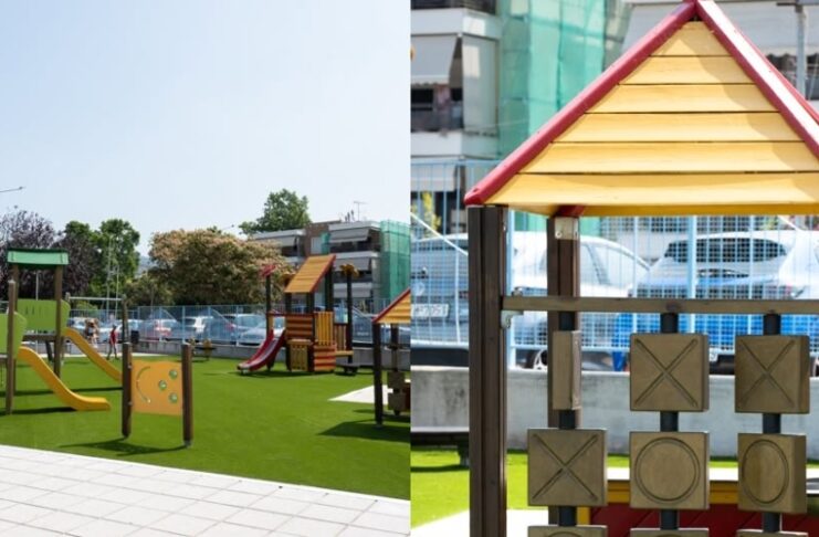 Παραδόθηκε αναβαθμισμένη παιδική χαρά στο Ελαιόρεμα