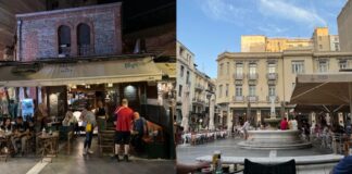 Το bar στην Κατούνη που στεγάζεται στο εμβληματικό κτίριο που γλίτωσε από τη φωτιά του 1917